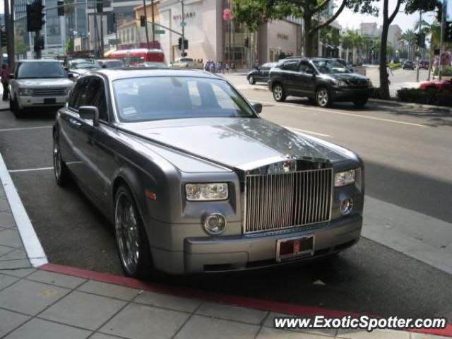 Rolls Royce Phantom spotted in Beverly Hills, California