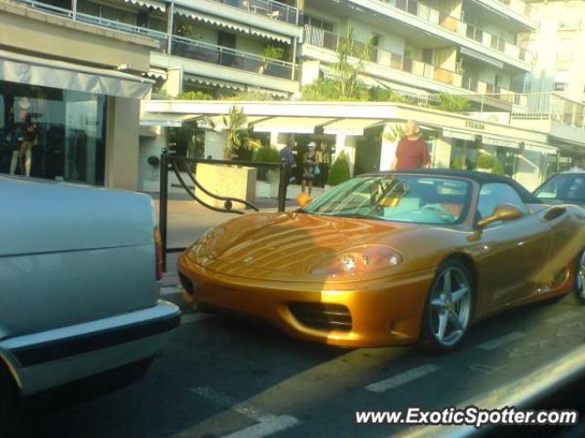 Ferrari 360 Modena spotted in Cannes, France