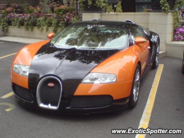 Bugatti Veyron spotted in London, United Kingdom