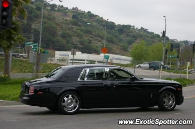 Rolls Royce Phantom spotted in Calabasas, California