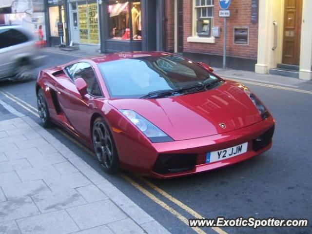 Lamborghini Gallardo spotted in Manchester, United Kingdom