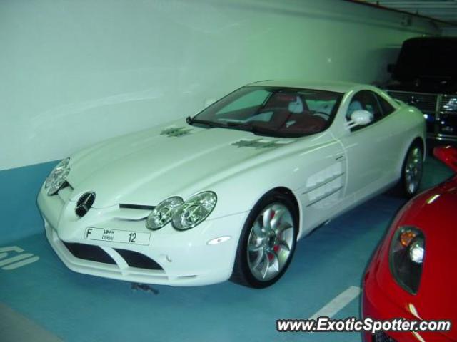 Mercedes SLR spotted in Dubai, United Arab Emirates