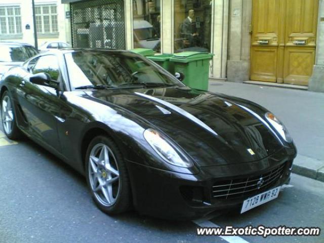 Ferrari 599GTB spotted in Paris, France