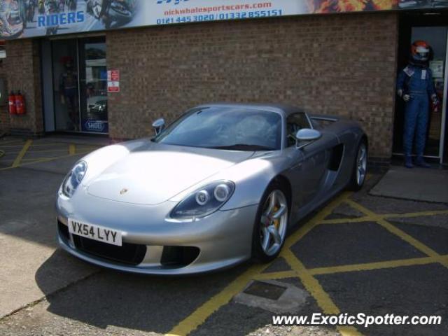 Porsche Carrera GT spotted in Nottingham, United Kingdom