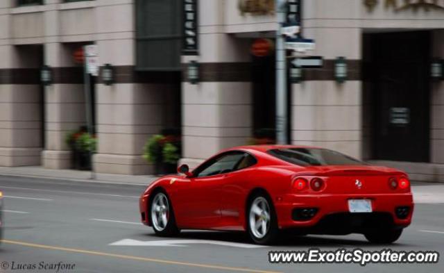 Ferrari 360 Modena spotted in Yorkville, Canada