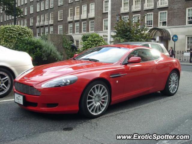 Aston Martin DB9 spotted in London, United Kingdom