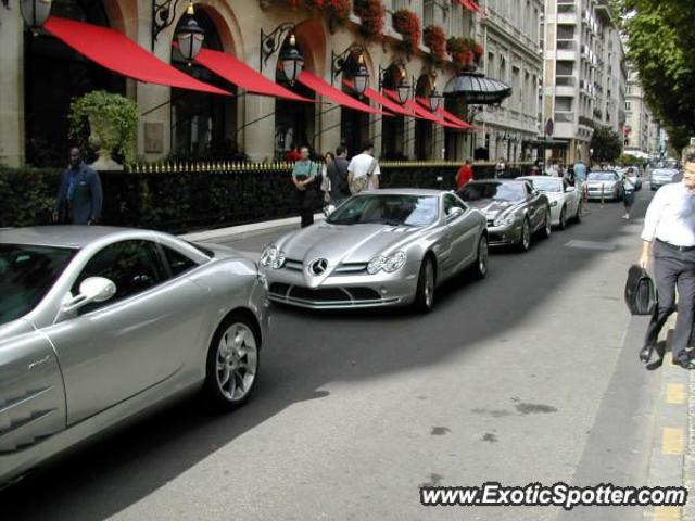 Mercedes SLR spotted in Paris, France