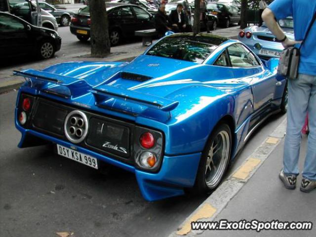 Pagani Zonda spotted in France, France