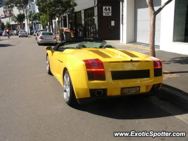 Lamborghini Gallardo spotted in Sydney, Australia