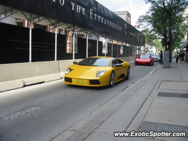 Lamborghini Murcielago spotted in Toronto, Canada