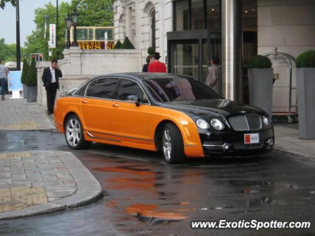 Bentley Continental spotted in London, United Kingdom