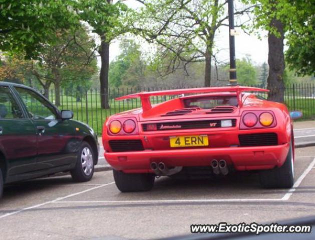 Lamborghini Diablo spotted in London, United Kingdom