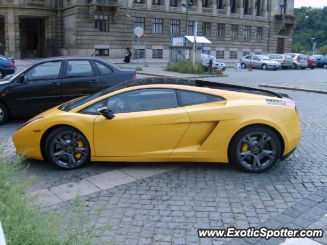 Lamborghini Gallardo spotted in Prague, Czech Republic