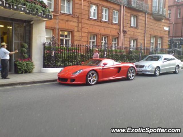 Porsche Carrera GT spotted in London, United Kingdom