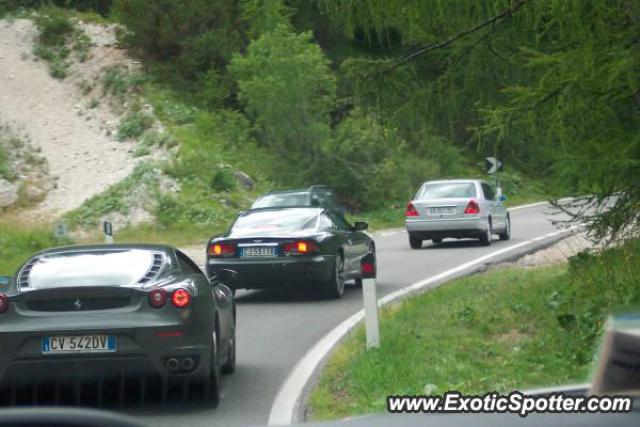 Aston Martin DB7 spotted in Cortina, Italy