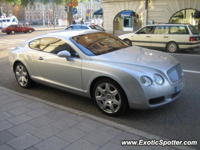 Bentley Continental spotted in Stockholm, Sweden