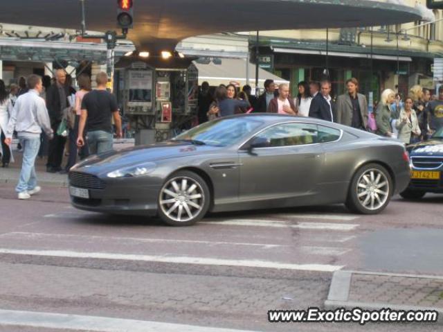 Aston Martin DB9 spotted in Stockholm, Sweden