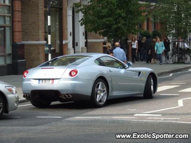 Ferrari 599GTB spotted in London, United Kingdom