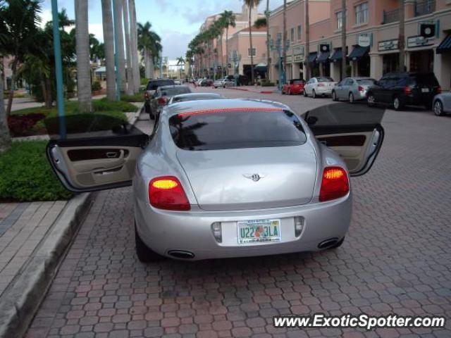 Bentley Continental spotted in Boca Raton, Florida