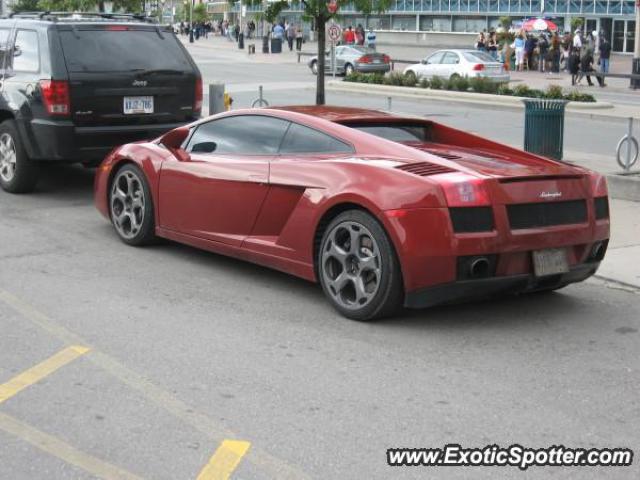 Lamborghini Gallardo spotted in Toronto, Canada