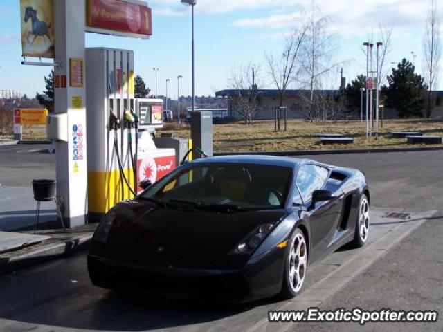 Lamborghini Gallardo spotted in Prague, Czech Republic