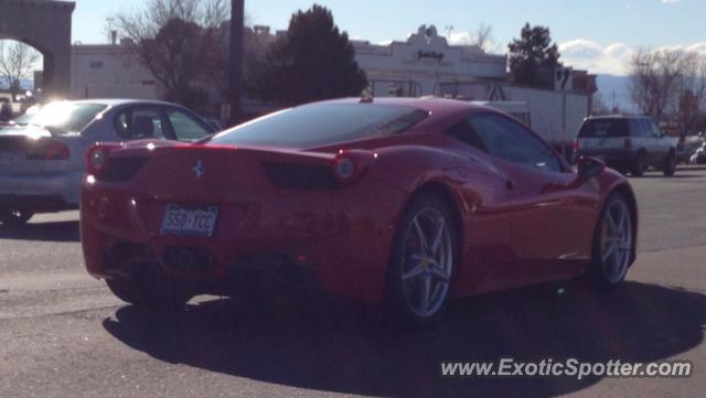 Ferrari 458 Italia spotted in Centennial, Colorado