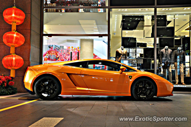 Lamborghini Gallardo spotted in Bukit Bintang KL, Malaysia