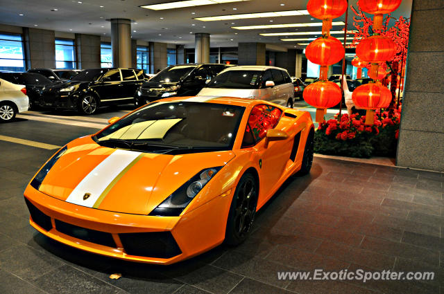 Lamborghini Gallardo spotted in Bukit Bintang KL, Malaysia