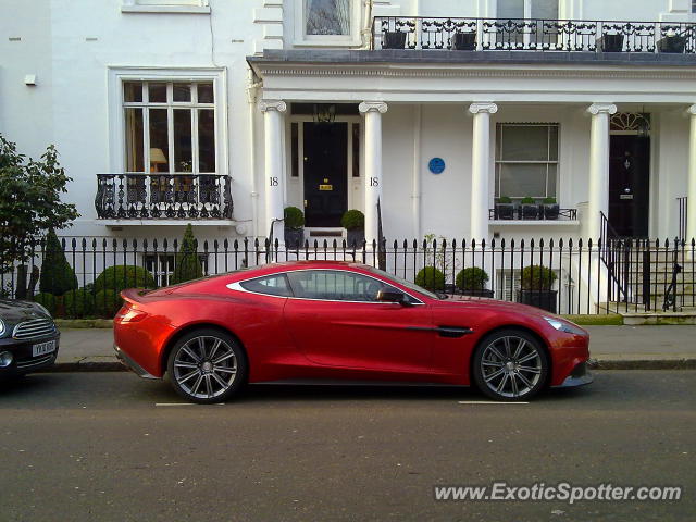 Aston Martin Vanquish spotted in London, United Kingdom