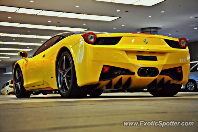 Ferrari 458 Italia spotted in Bukit Bintang KL, Malaysia