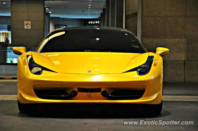 Ferrari 458 Italia spotted in Bukit Bintang KL, Malaysia