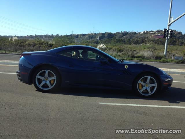 Ferrari California spotted in Rancho Santa Fe, California