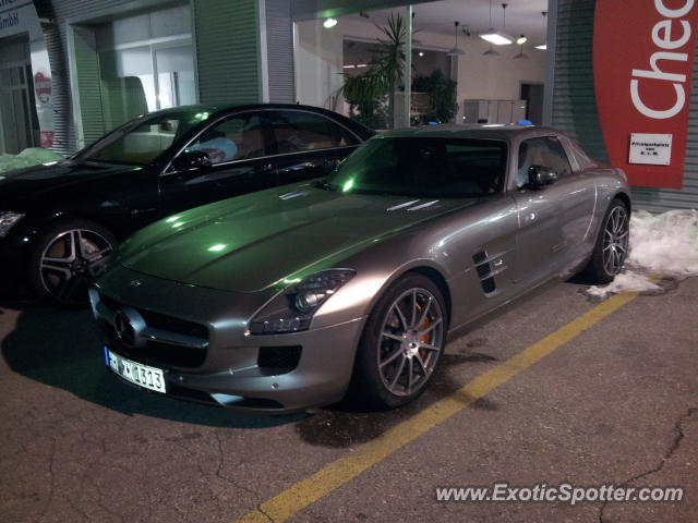 Mercedes SLS AMG spotted in Vienna, Austria