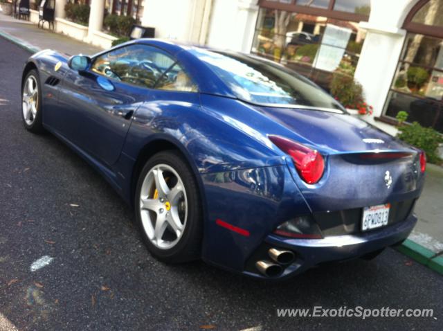 Ferrari California spotted in Rancho Santa Fe, California