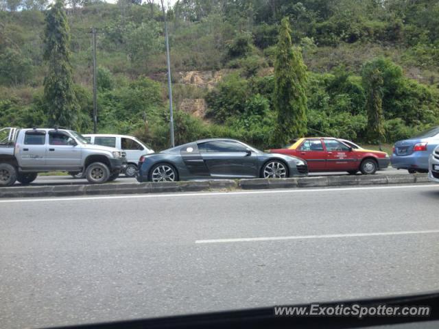 Audi R8 spotted in Miri, Malaysia