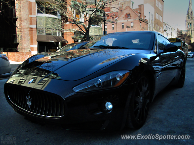 Maserati GranTurismo spotted in Boston, Massachusetts