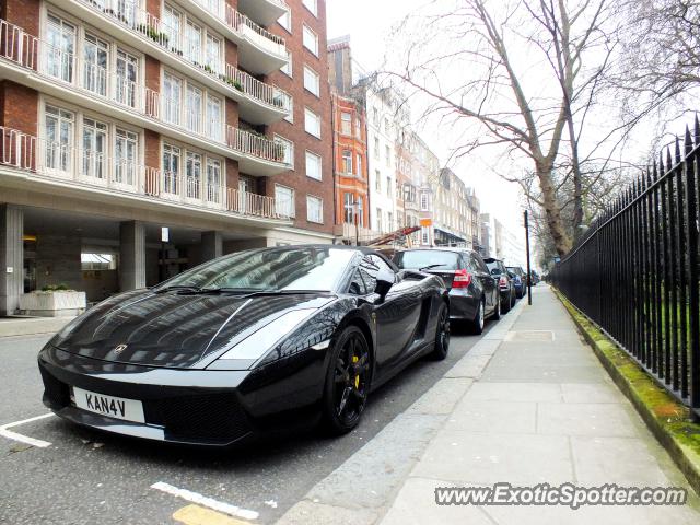 Lamborghini Gallardo spotted in London, United Kingdom