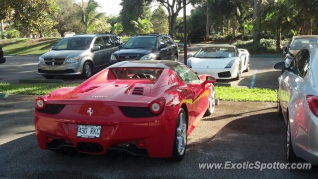 Ferrari 458 Italia spotted in Fort Lauderdale, Florida