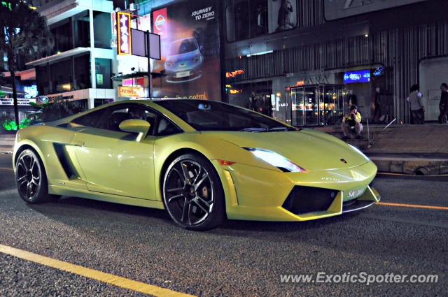 Lamborghini Gallardo spotted in Bukit Bintang KL, Malaysia