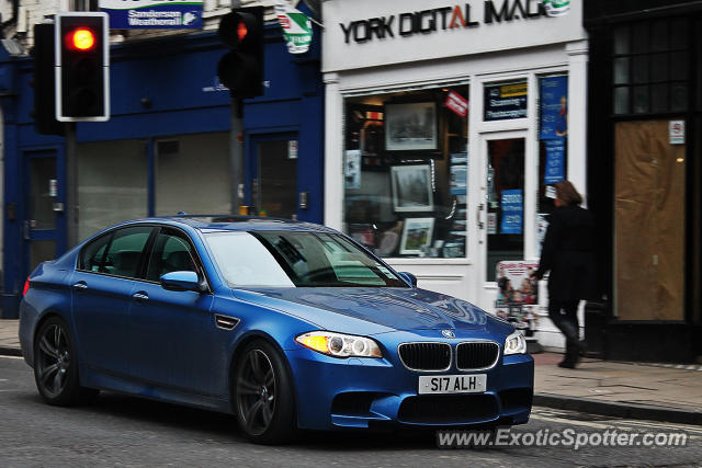 BMW M5 spotted in York, United Kingdom