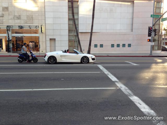 Audi R8 spotted in Beverly Hills, California