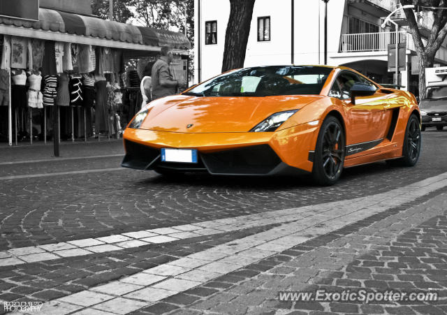 Lamborghini Gallardo spotted in Jesolo Beach, Italy