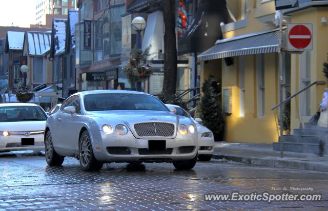 Bentley Continental spotted in Toronto, Canada