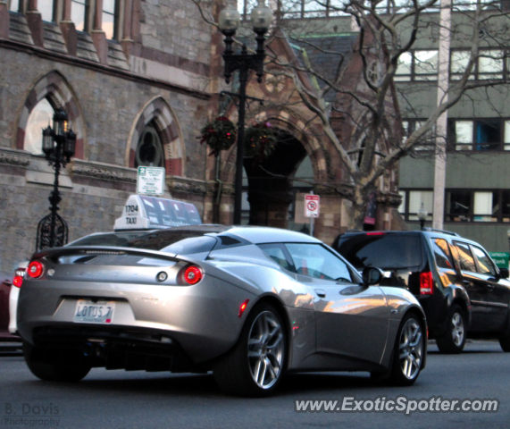 Lotus Evora spotted in Boston, Massachusetts