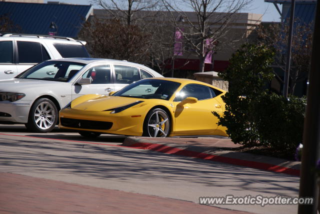 Ferrari 458 Italia spotted in Dallas, Texas