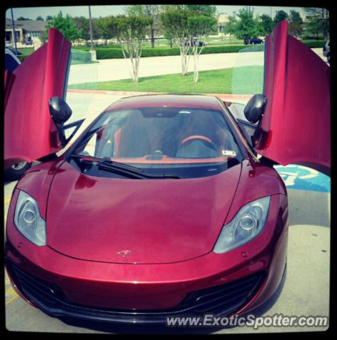 Mclaren MP4-12C spotted in Southlake, Texas