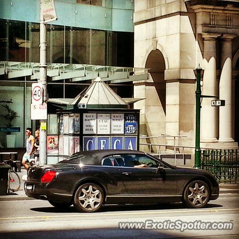 Bentley Continental spotted in Melbourne, Australia