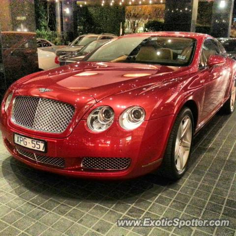 Bentley Continental spotted in Melbourne, Australia