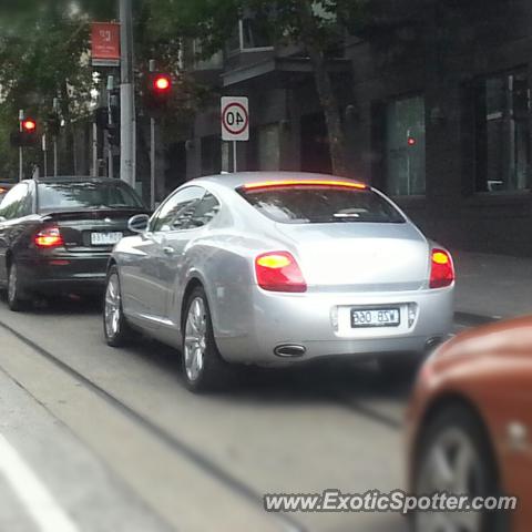 Bentley Continental spotted in Melbourne, Australia