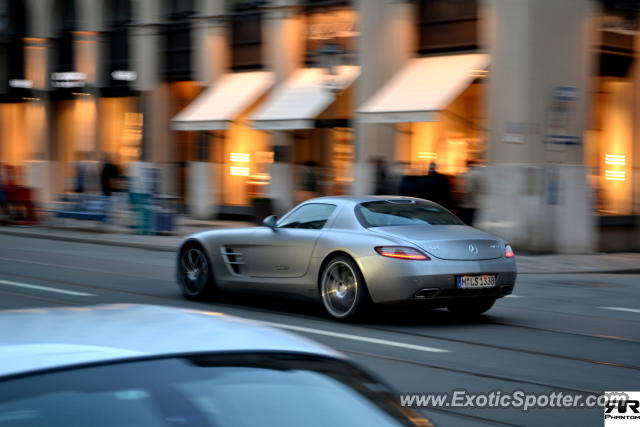 Mercedes SLS AMG spotted in Munich, Germany